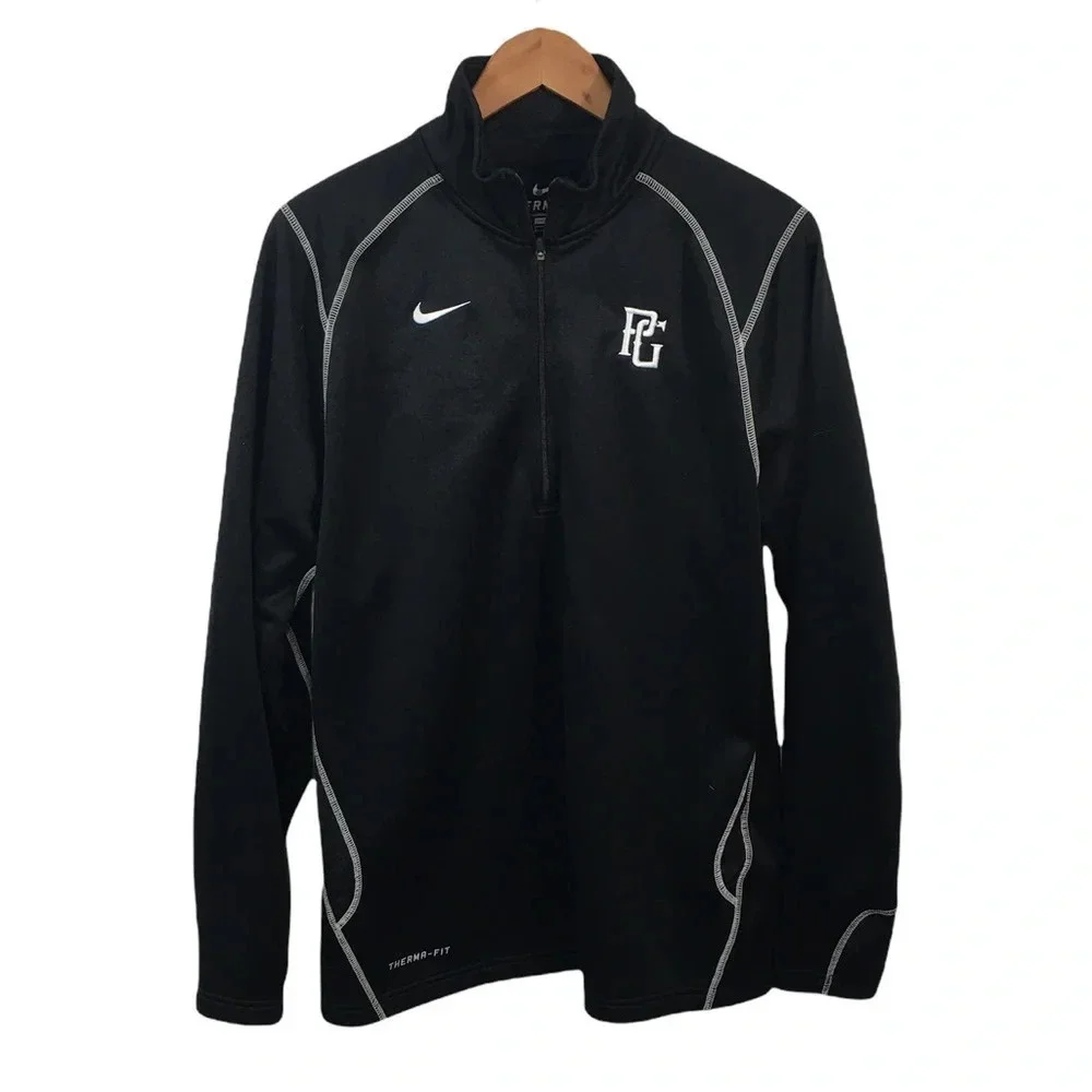 B1 Mens NIKE Therma Fit Half Zip Performance Perfect Game Pullover Jacket L